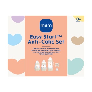 Set Biberoane Anti-Colici MAM Easy Start, 6 Biberoane, 1 Tetina, 1 Maner, Verde - Img 3