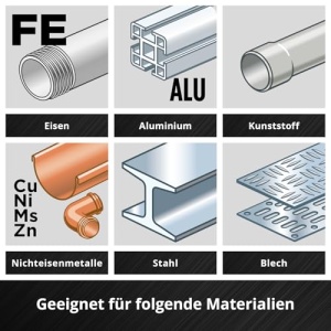 Set burghie metal Einhell 19 piese HSS-G Titan otel HSS 4341 acoperire titan varf 135deg - Img 11