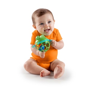 Set cadou de 6 piese Bright Starts, Little Shakers - fara BPA, usor de prins Zornaitoare pentru bebelusi si inele de dentitie, unisex, nou-nascut+ - Img 3