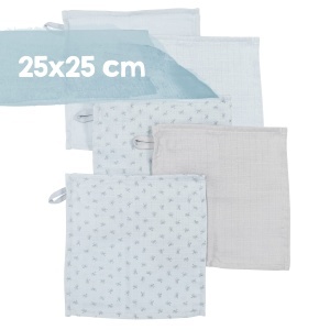 Set Cadou pentru Bebelusi roba Organic Lil PLANET - 5 Piese, Gri, Bio Bumbac - Img 5