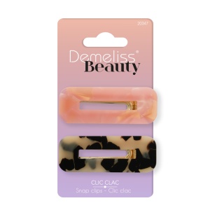 Set Clips Par Demeliss Beauty, 2 Bucati, Design Modern, Culoare Aleatorie