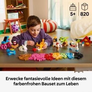 Set Constructie LEGO Classic Kreative Bunte Steine 11045, 820 piese, colorat - Img 2