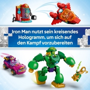 Set Constructie LEGO Marvel Loki vs. Echipa Iron Man 11211, 204 piese, 4 figurine - Img 8