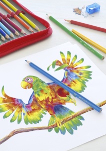 Set Creioane Colorate Faber-Castell Colour Grip, 24 buc, Ergonomice - Img 3