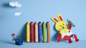 Set Creioane Colorate Faber-Castell Grippy, 10 bucati, Ergonomice - Img 3