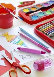 Set Creioane Colorate Faber-Castell Jumbo Grip, 12 Culori, Ergonomic - Img 6