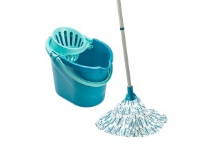 Set Curatare Leifheit Classic Mop Viscose cu Eimer 12L si Mop Flexibil