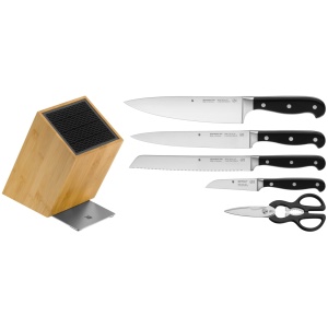 Set cutite WMF Spitzenklasse Plus 6 piese cu bloc FlexTec fabricat in Germania performanta superioara - Img 3