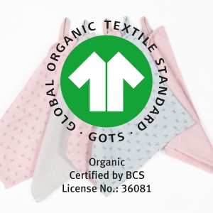 Set de 5 Lavete pentru Bebei Roba Organic Lil Planet, 100 Bumbac Bio, RozMauve - Img 6