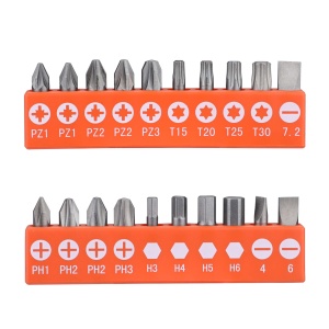 Set de 50 de piese pentru insurubat si gaurit BLACKDECKER A7188, cu burghie din titan - Img 9