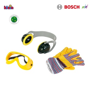 Set de accesorii pentru copii Theo Klein Bosch, manusi, ochelari si protectie urechi - Img 7