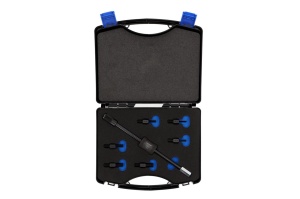 Set de adaptoare Gewinde GEDORE 1.81K-1 cu gleithammer, 6 adaptoare M10-M4 pana la M10-M12 - Img 1