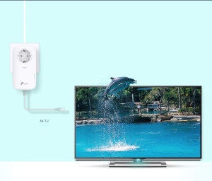 Set de adaptoare TP-Link Powerline TL-PA8010P KIT(1300Mbit/s Homeplug AV2, 2*2-MIMO, priza, 2 porturi Gigabit, Plug&Play, compatibil cu toate, ideal pentru streaming, economie de energie)alb - Img 6