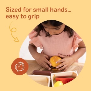 Set de Alimente din Lemn Melissa Doug, 21 piese, pentru copii de la 2 ani - Img 3
