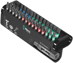 Set de Biti Wera 29 piese cu tehnologie Impaktor, Diamant, Magnet