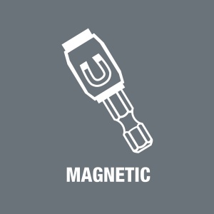 Set de Bits Wera 05056168001, 7 piese, Hex-Plus, cu suport magnet - Img 6