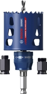 Set de burghie Bosch EXPERT Multi Material PC Plus, 68 mm, pentru lemn si metal - Img 1