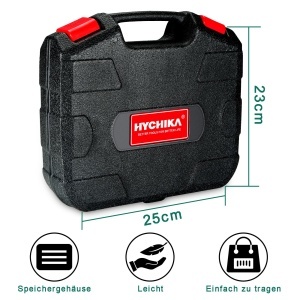 Set de burghie pentru lemn si PVC HYCHIKA, 19 piese, diametru 19-152 mm, cu cutie de depozitare - Img 6