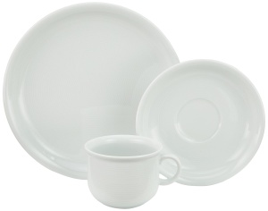 Set de cafea Thomas Trend 18 piese pentru 6 persoane, portelan alb, spalabil in masina - Img 2