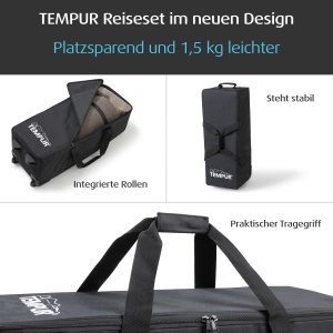 Set de calatorie TEMPUR cu geanta de transport, 5,5 kg - Img 2