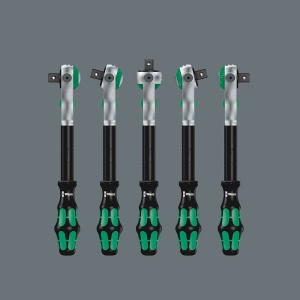 Set de chei cu clichet Wera 8100 SA 2, 42 piese, 14, negru - Img 4