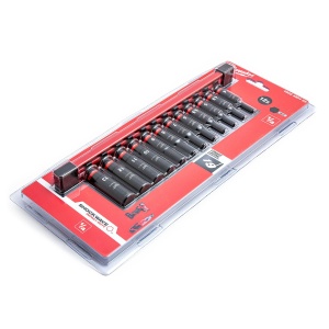 Set de Chei cu Impact Milwaukee 4932480453, 20 piese, 14 Quadrat, 4-13mm