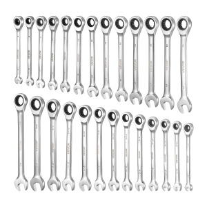 Set de Chei cu Parghie VEVOR 26 piese, Cr-V, 72 de dinti, pentru reparatii auto - Img 9