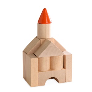 Set de Constructie HABA Meine ersten Bausteine, 18 piese, jucarie din lemn pentru bebelusi - Img 3