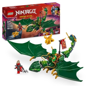 Set de Constructie LEGO NINJAGO Lloyd - Dragon Verde cu 2 Figurine, 128 Piese