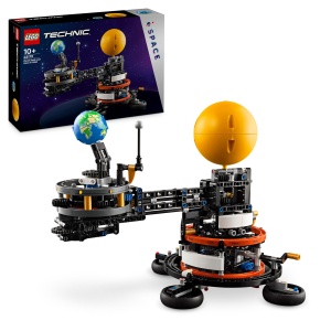Set de constructie LEGO Technic 42179 - Model Soare, Pamant, Luna, 526 piese, interactiv