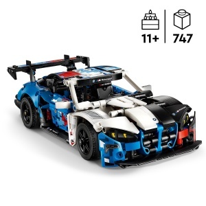 Set de Constructie LEGO Technic BMW M4 GT3 EVO, 747 piese, cu motor V6 - Img 2