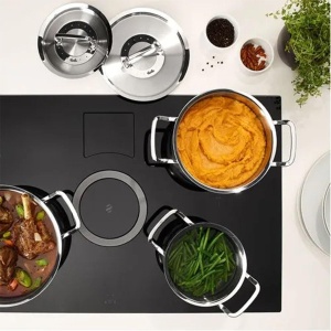 Set de cratite din otel inoxidabil Fissler Original-Profi Collection, 5 bucati, oale cu capac metalic (3 cratite, 1 caserola, 1 cratita - fara capac) - inductie - Img 5
