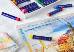 Set de Creioane Colorate Faber-Castell, 36 culori, pentru tehnici de pictura - Img 3