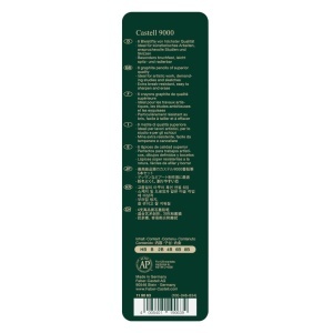 Set de creioane Faber-Castell Castell 9000, 6 bucati, diverse dureti - Img 3