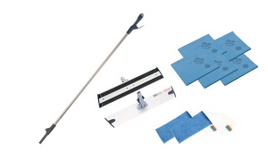 Set de curatenie Vileda Professional SprayPro, inox, eficient si gata de utilizare