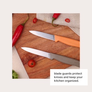 Set de cutite Zyliss 2 piese pentru fructe si legume, otel inoxidabil, manere ergonomice - Img 6