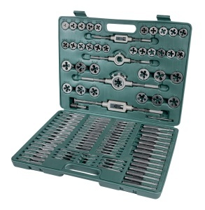 Set de filetare Bruder Mannesmann 110 piese M53255 cu valiza de depozitare