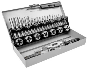 Set de filetare Bruder Mannesmann M53250-B 32 piese cu accesorii si garantie 10 ani - Img 2