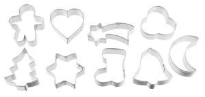 Set de forme pentru fursecuri Zenker PATISSERIE, 9 piese, metalic - Img 6