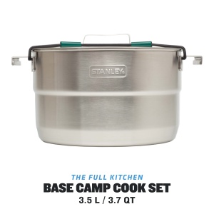 Set de Gatit Outdoor Stanley 1913 Adventure Basecamp 3.5L, Inox, Rezistent - Img 2