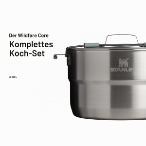 Set de gatit Stanley 1913 Wildfare 3.78L - Inox, pentru 4 persoane - Img 3