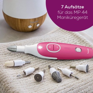 Set de inlocuire Beurer MP 44 pentru manichiura si pedichiura, 7 accesorii din saphir si filz - Img 3