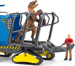 Set de Joaca cu Dinozauri Schleich 42604 Vehicul de Urmarire cu 5 Piese - Img 6
