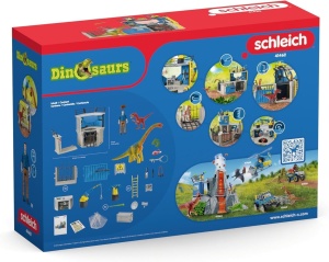 Set de joaca cu dinozauri Schleich - Statia de Cercetare 41462, 72 piese - Img 11
