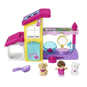Set de joaca Fisher-Price Little People Barbie HJW76 cu statie pentru animale si sunete interactive