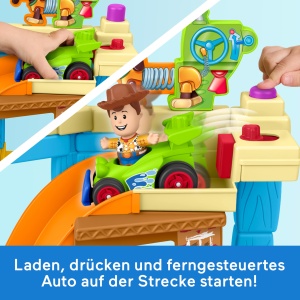 Set de Joaca Fisher-Price Little People - Camera lui Andy, cu Figurina Woody si Masinuta RC - Img 4