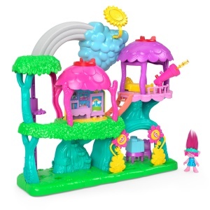 Set de Joaca Fisher-Price Trolls cu Lumini si Sunete, Figurina Poppy, 3-8 Ani