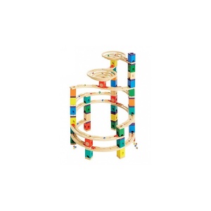 Set de joaca Hape Quadrilla The Cyclone 198 piese Marmelada din lemn pentru copii 4 ani