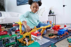 Set de joaca Hot Wheels City HDR27 Spalatorie auto cu 1 masina inclusa conectabil cu alte seturi - Img 2