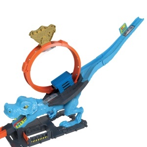 Set de Joaca Hot Wheels City T-Rex Chomp Down cu Looping si Masina Inclusa - Img 4